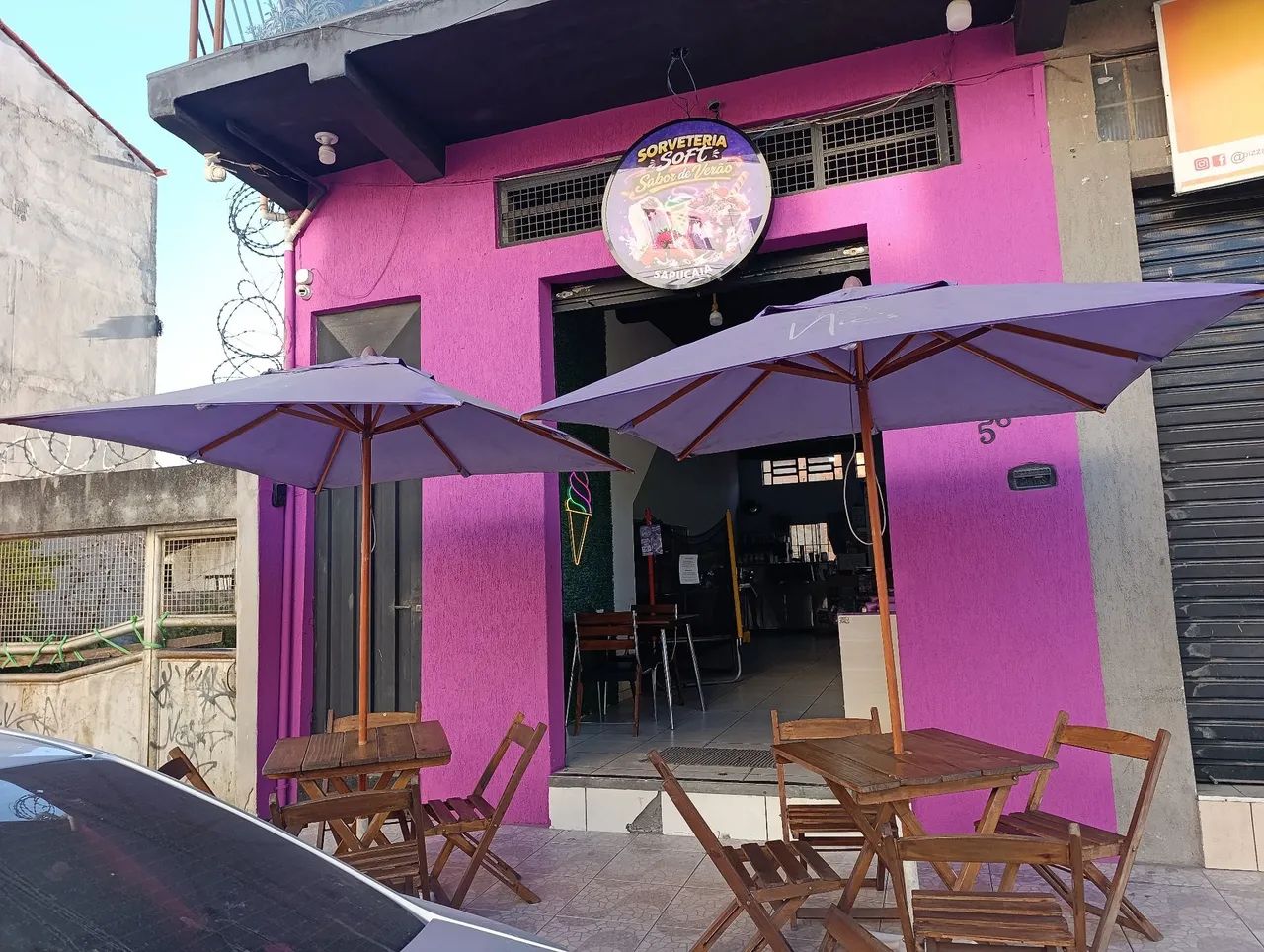 Passo ponto sorveteria amontada 