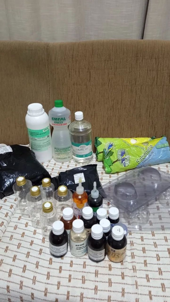Produtos para sabonete e vela artesanal