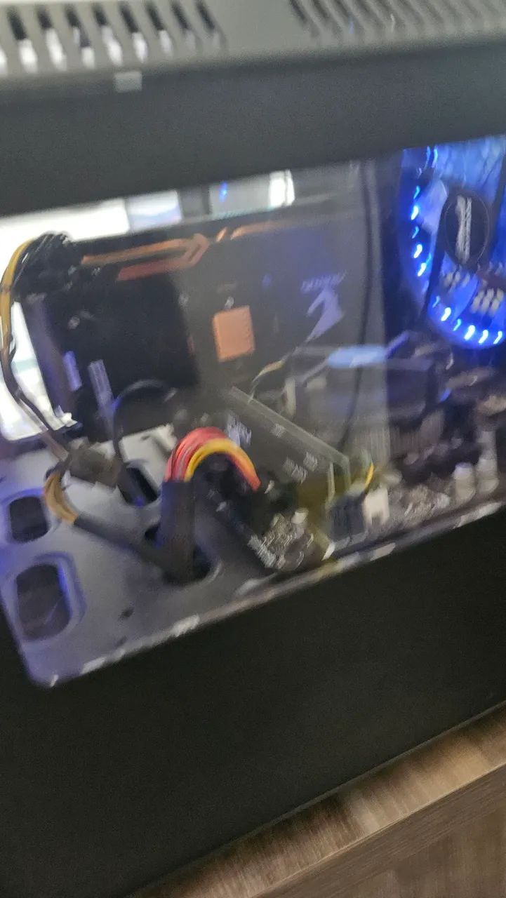 PC Gamer + headset + 2 telas - Foto 3
