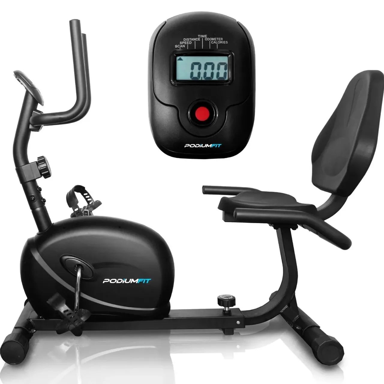 Bicicleta Ergométrica Horizontal Podiumfit H100