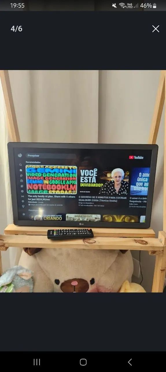 Tv smart pequena perfeita