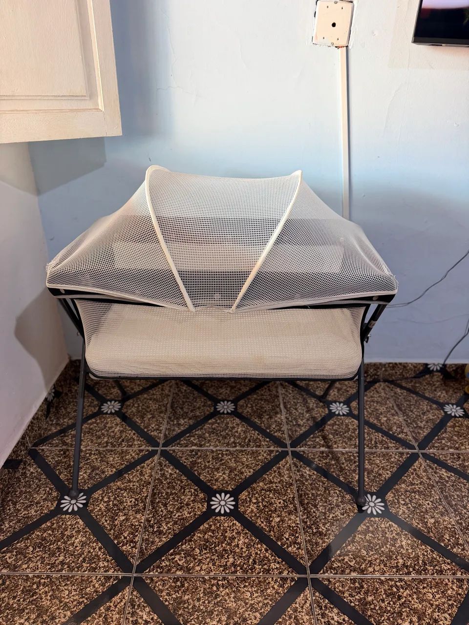 mini berço portátil com mosquiteiro 