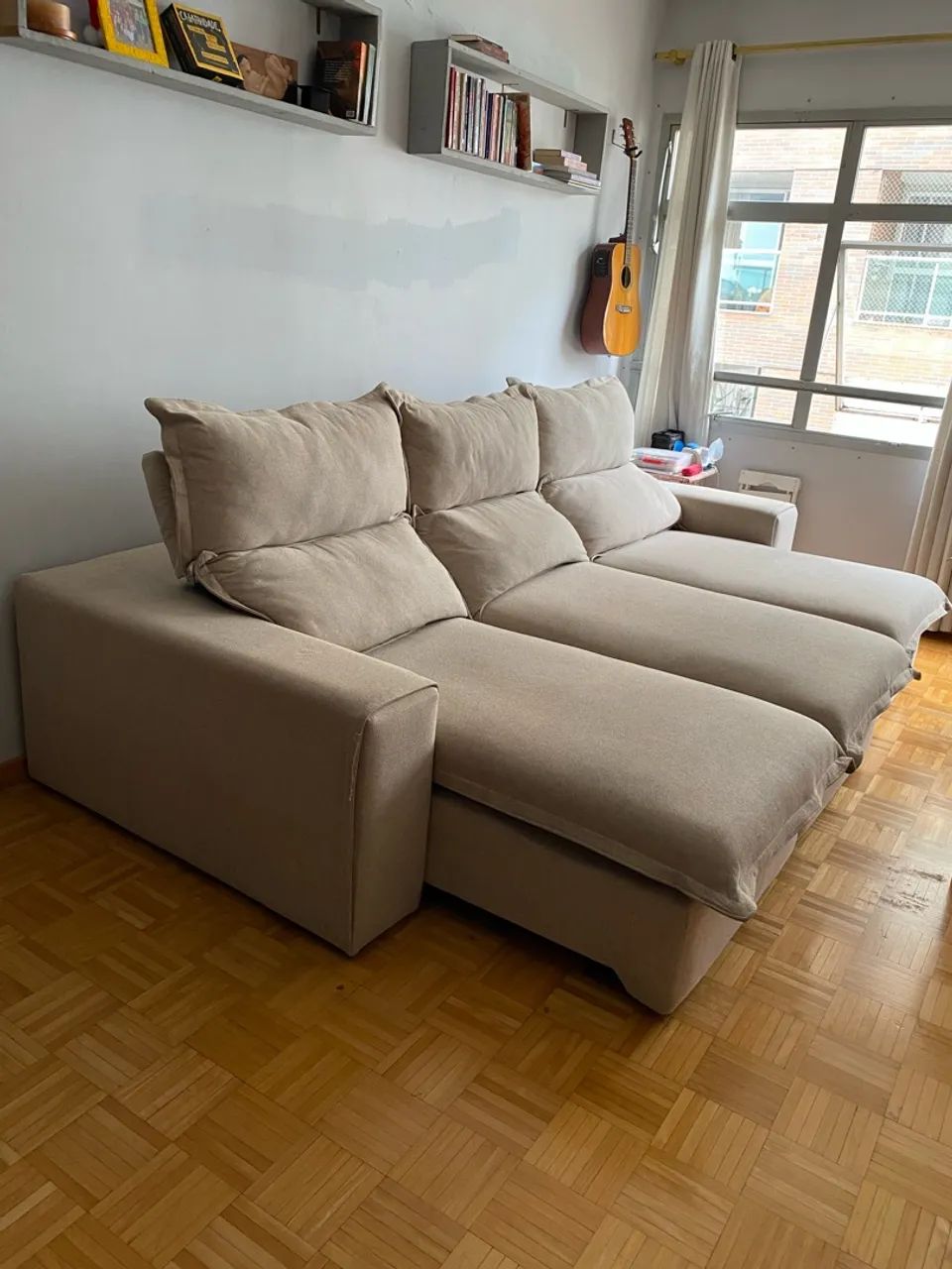 Sofá Retrátil e Reclinável Milano 2,90m (3 Módulos) - Molas Ensacadas - Foto 5
