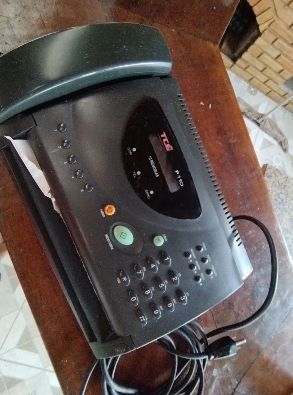 Aparelho telefônico e fax 