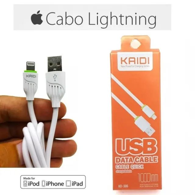 Cabo de Dados e Carregar Para iPhone Kaidi  - Foto 2