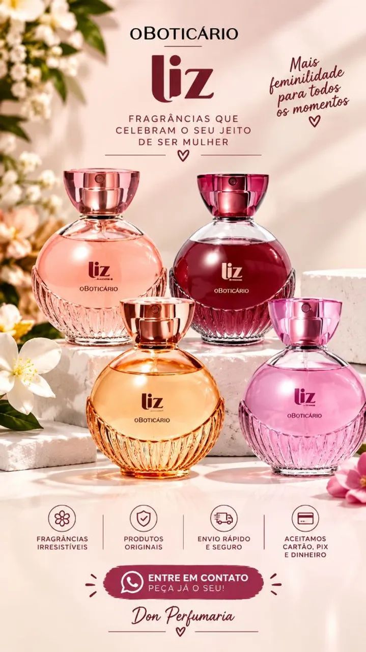 Liz (Oboticário) 100ml - Qualquer fragrância