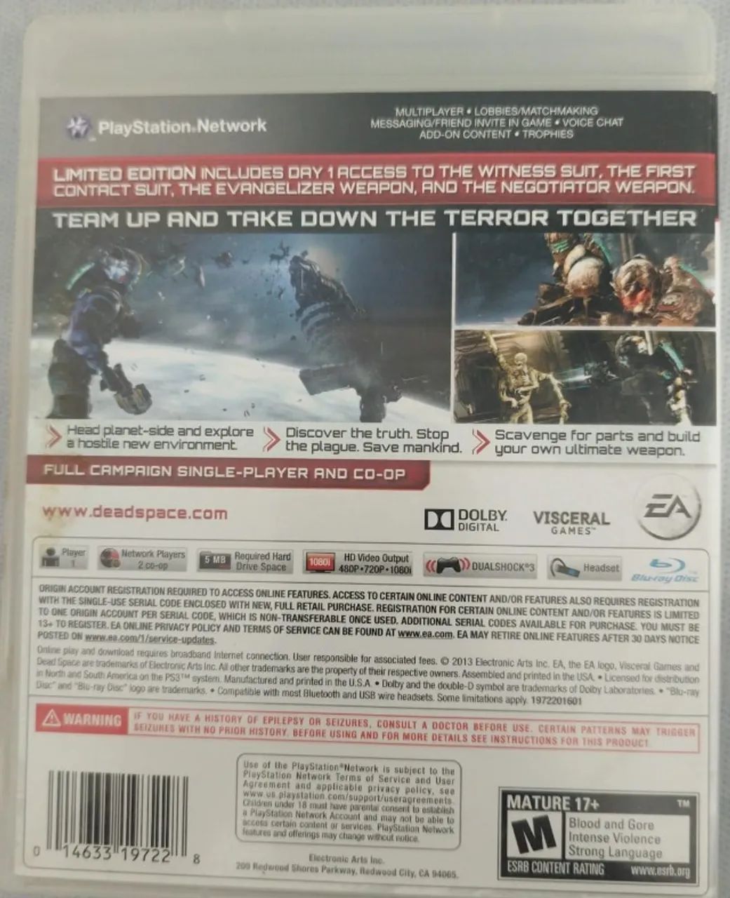 Dead Space 3 Ps3 Original - OLX Pay - Foto 2