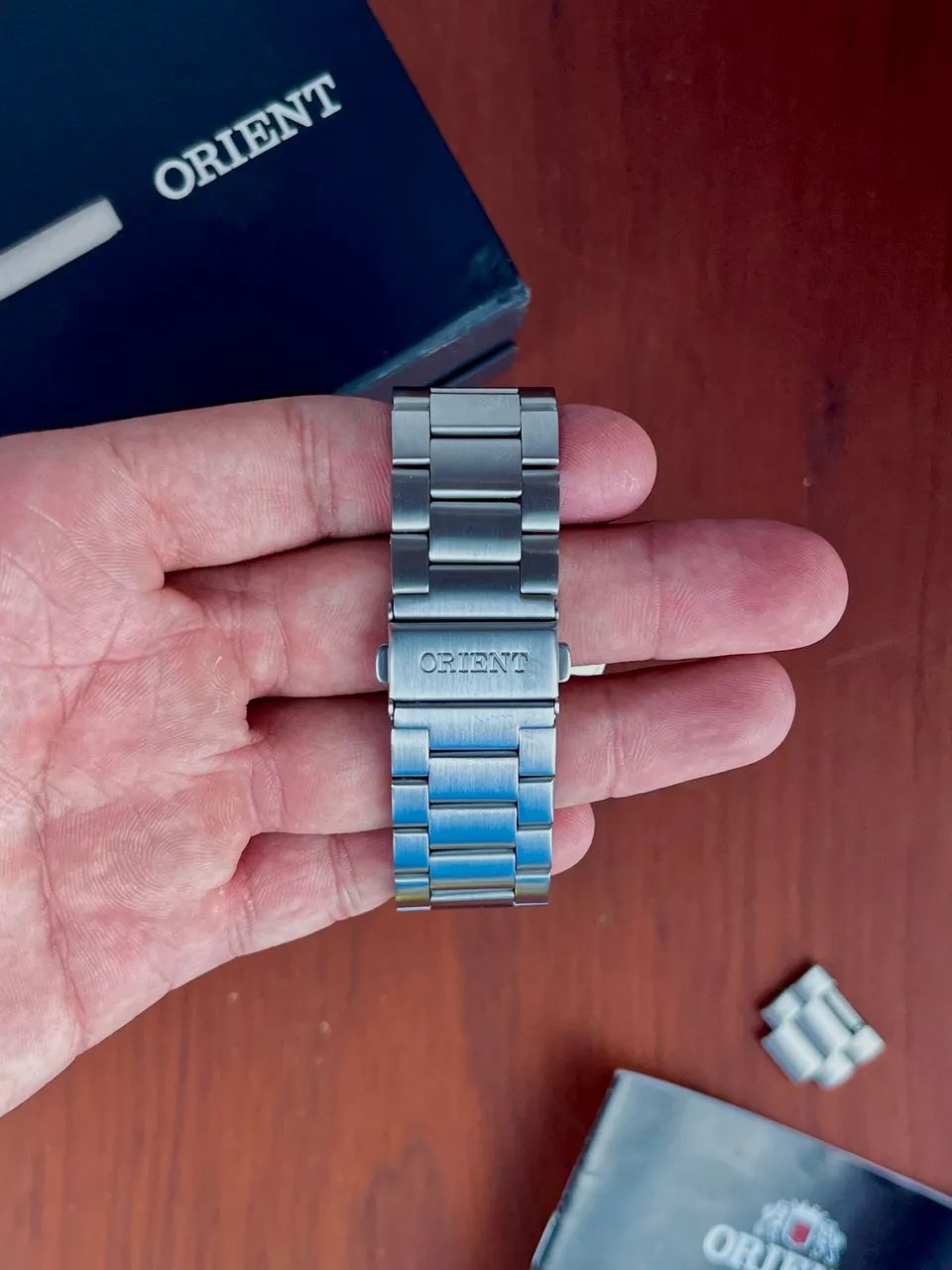 Orient 3 Estrelas Automático Completo com caixa estado de Novo - Foto 4