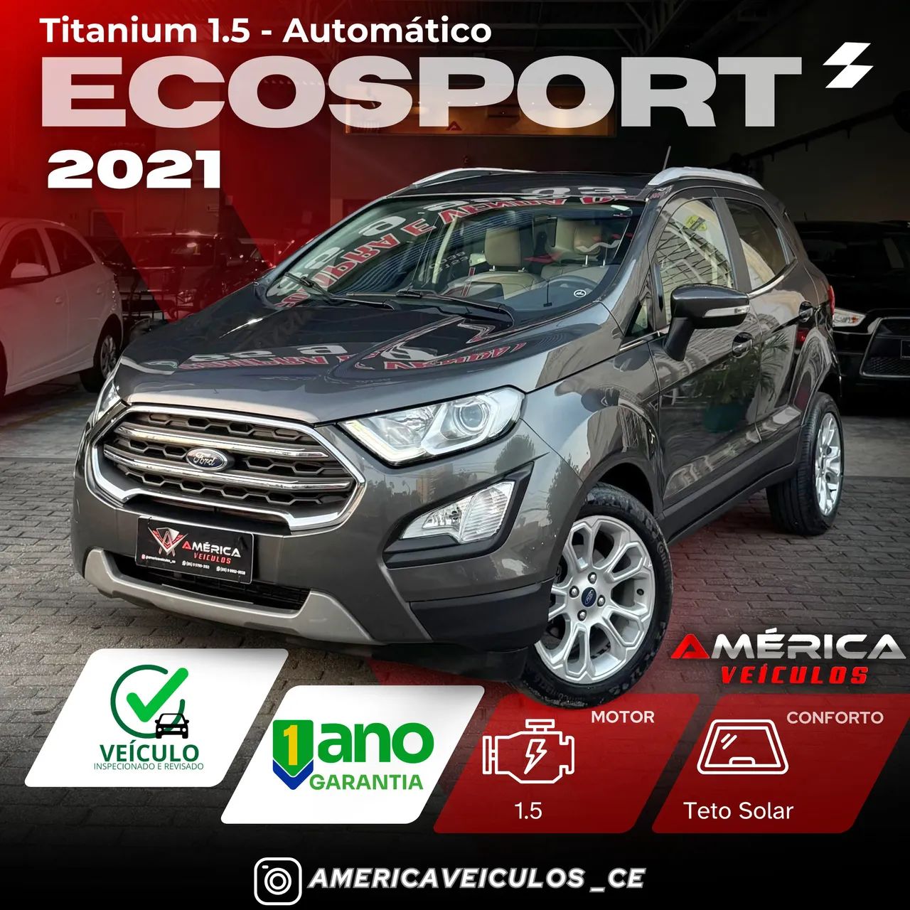 Ford Ecosport Titanium 1.5 12V Flex 5P AUT 2021