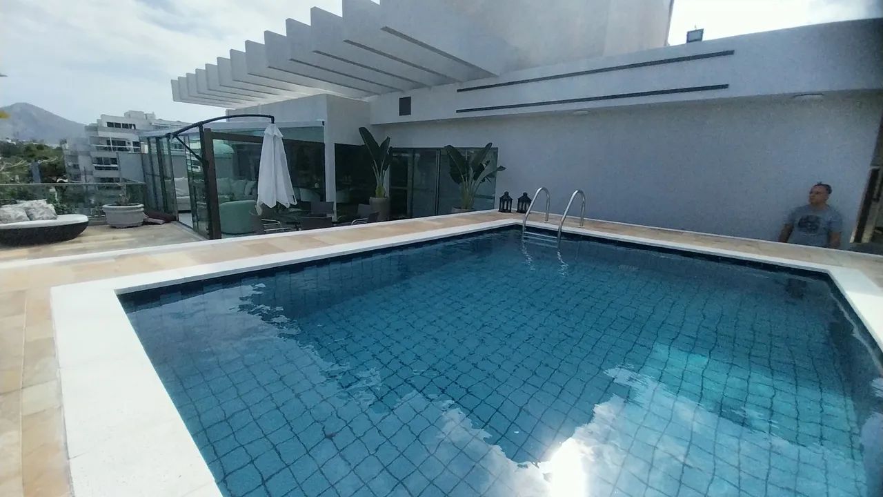 RECREIO REQUINTE E SOFISTICAÇÃO COBERTURA LINEAR ÚNICA 4 QUARTOS 3 VGS 373 M2