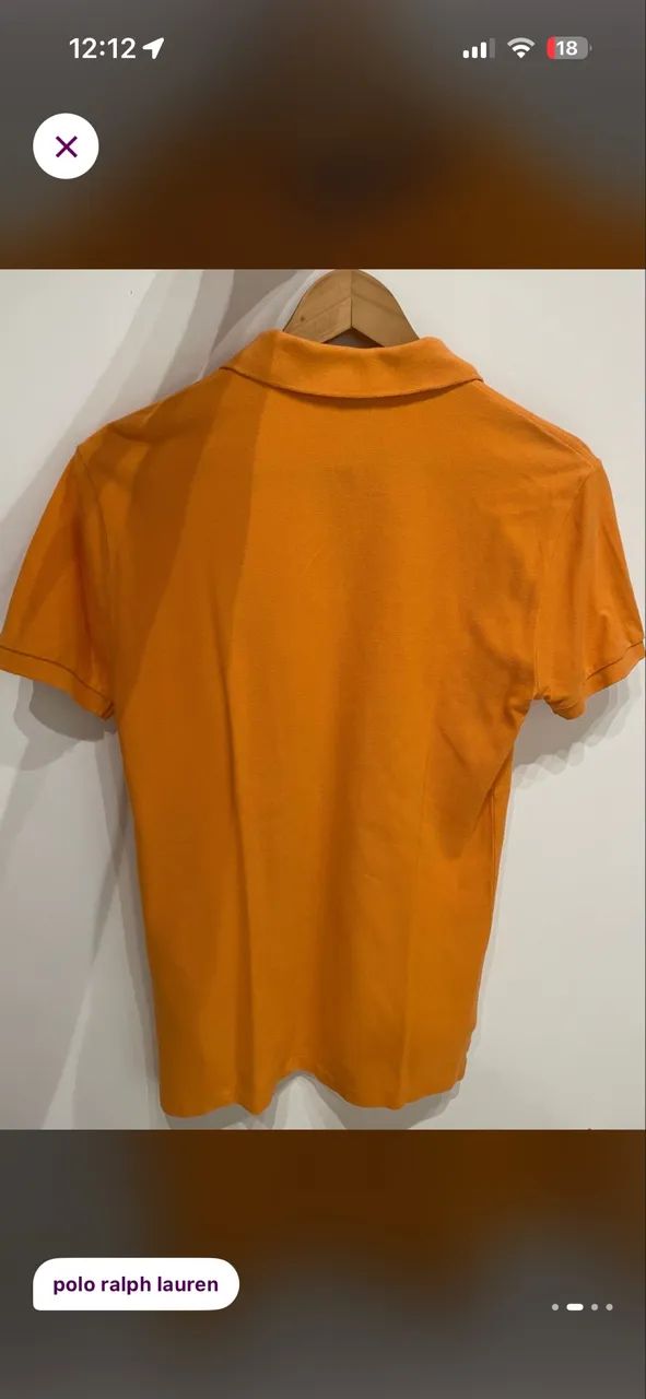Camiseta Polo Ralph Lauren Laranja - Foto 2