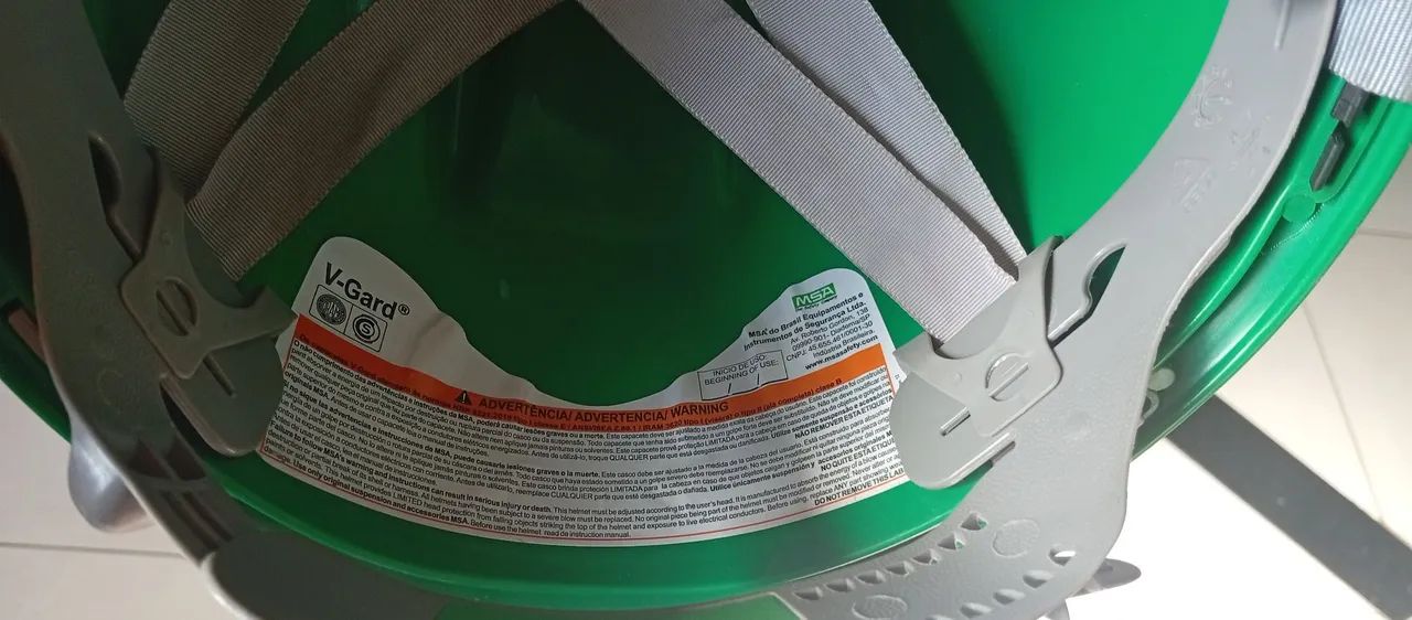 Capacete epi de segurança msa com abafador  - Foto 3