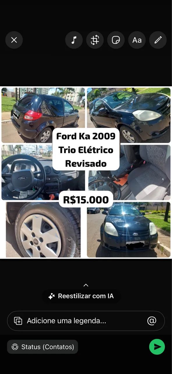 Ford Ka Ka 1.0 8V/1.0 8V ST Flex 3p 2009