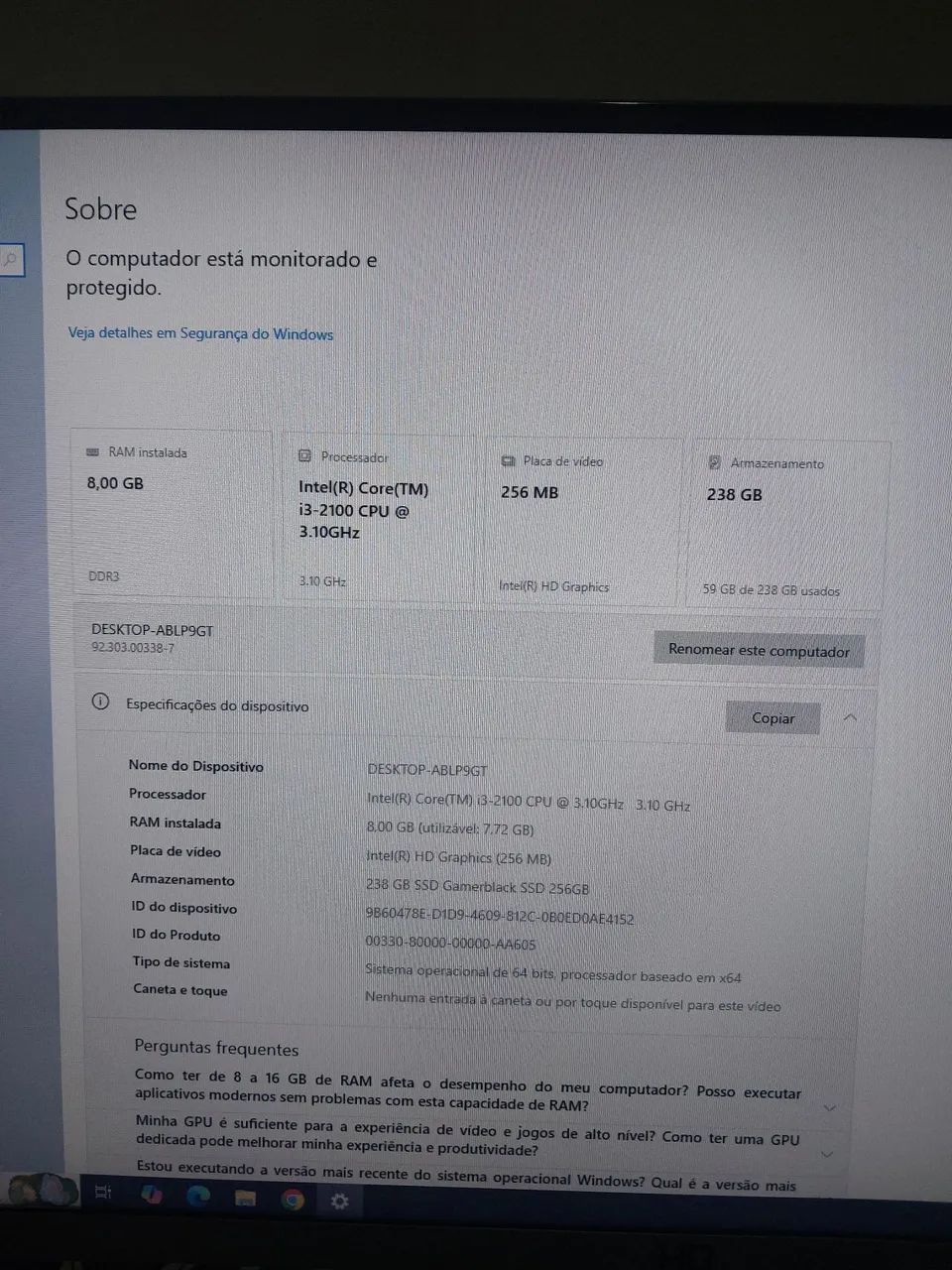 COMPUTADOR COMPLETO - 8GB RAM + FONTE NOVA - Foto 4