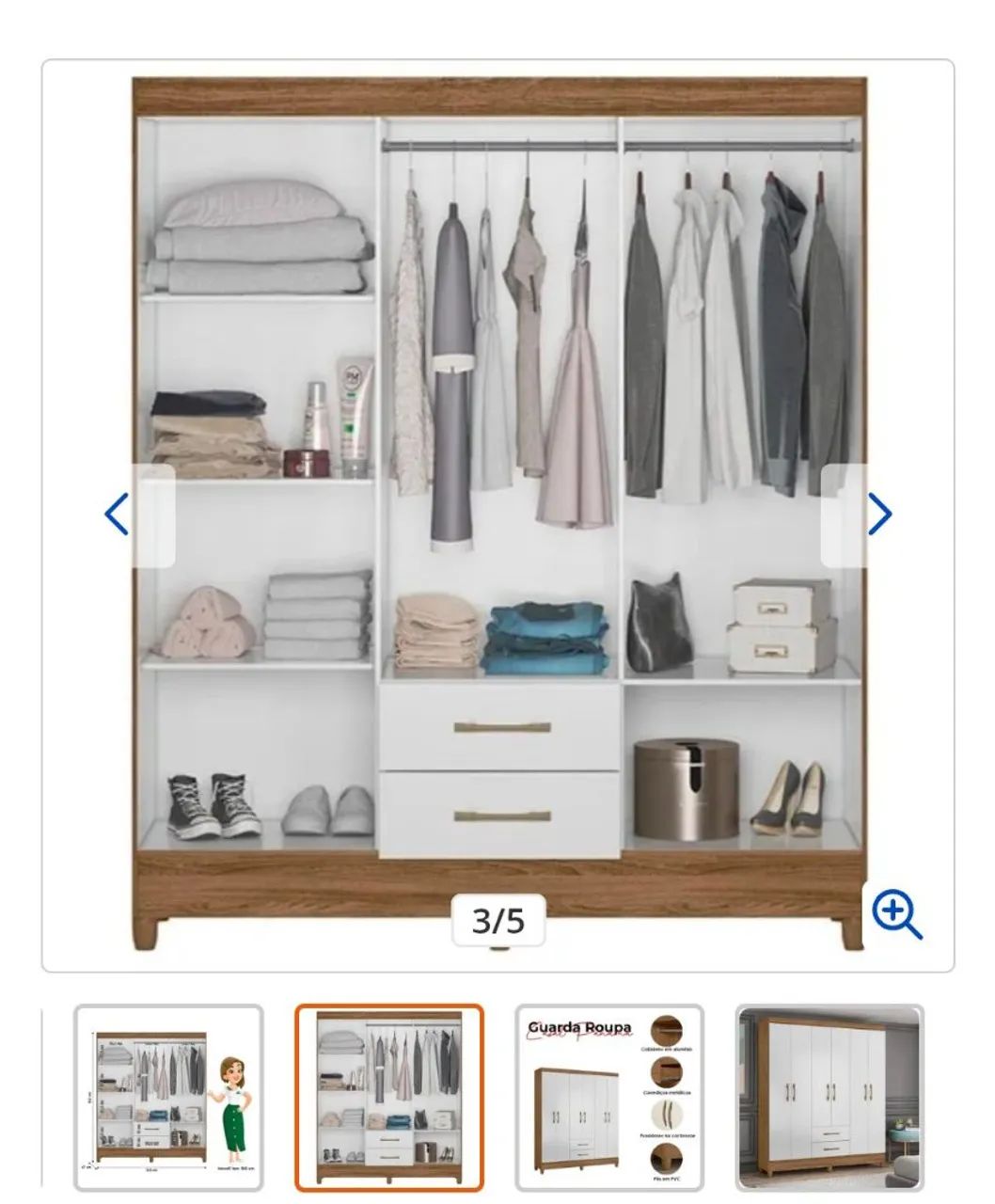 Guarda roupa novo em oferta essa semana  - Foto 2