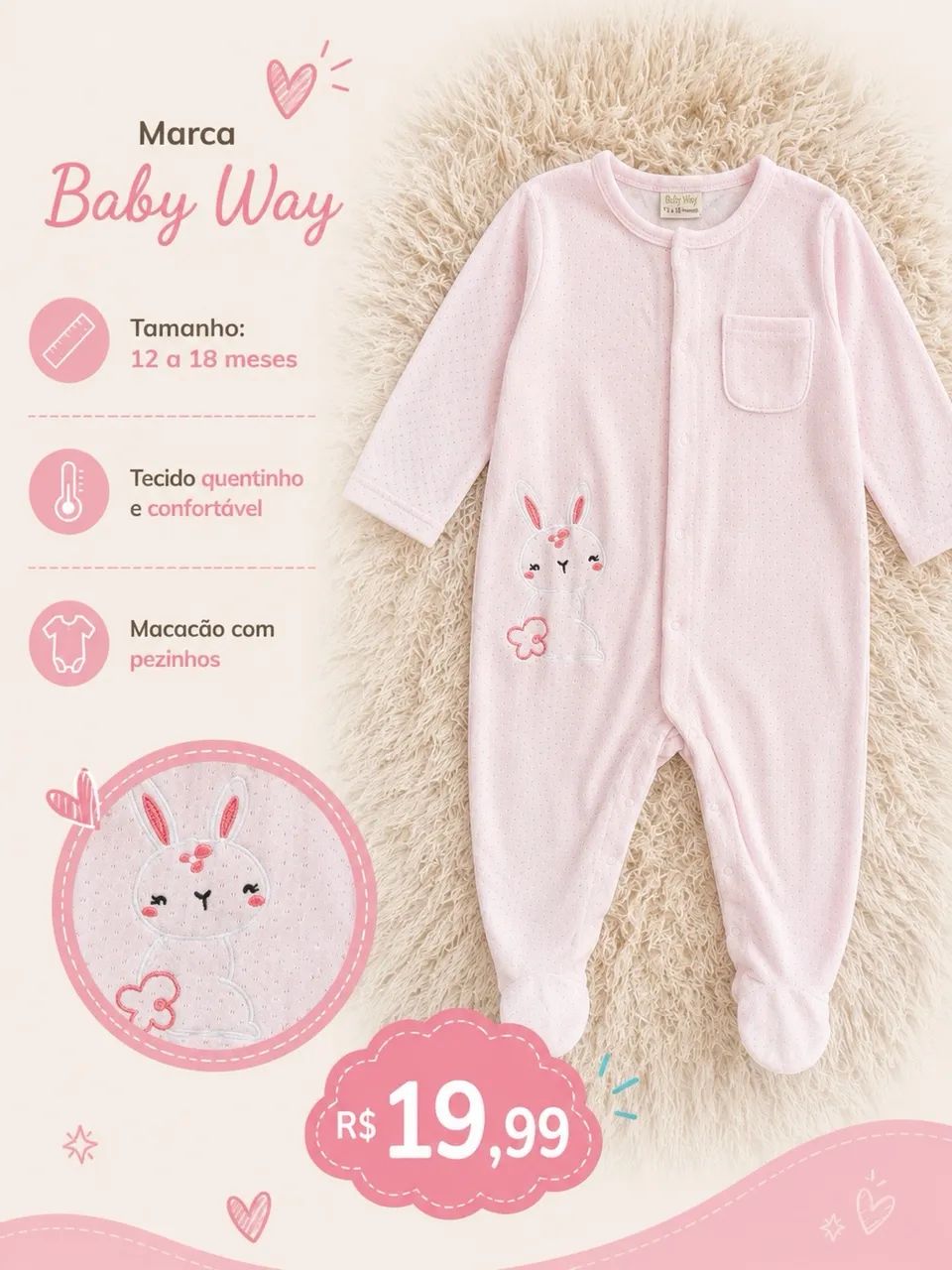Roupa infantil / vestido / macacão bebê  - Foto 3