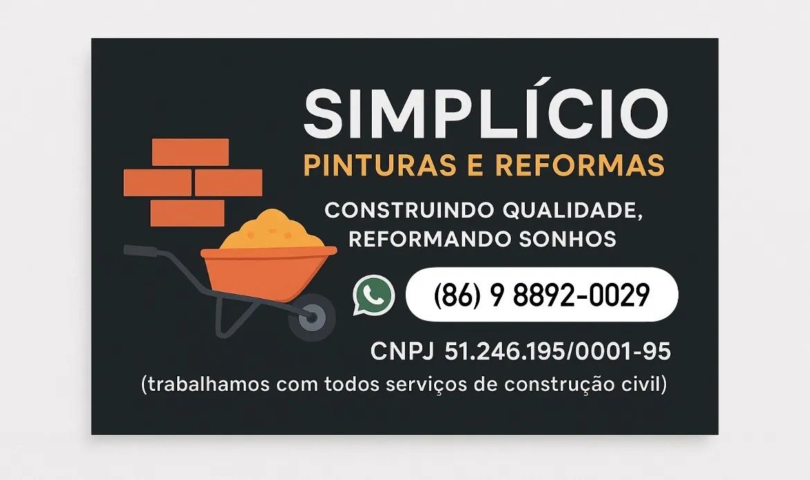 Trabalhamos com Pinturas&Reformas 