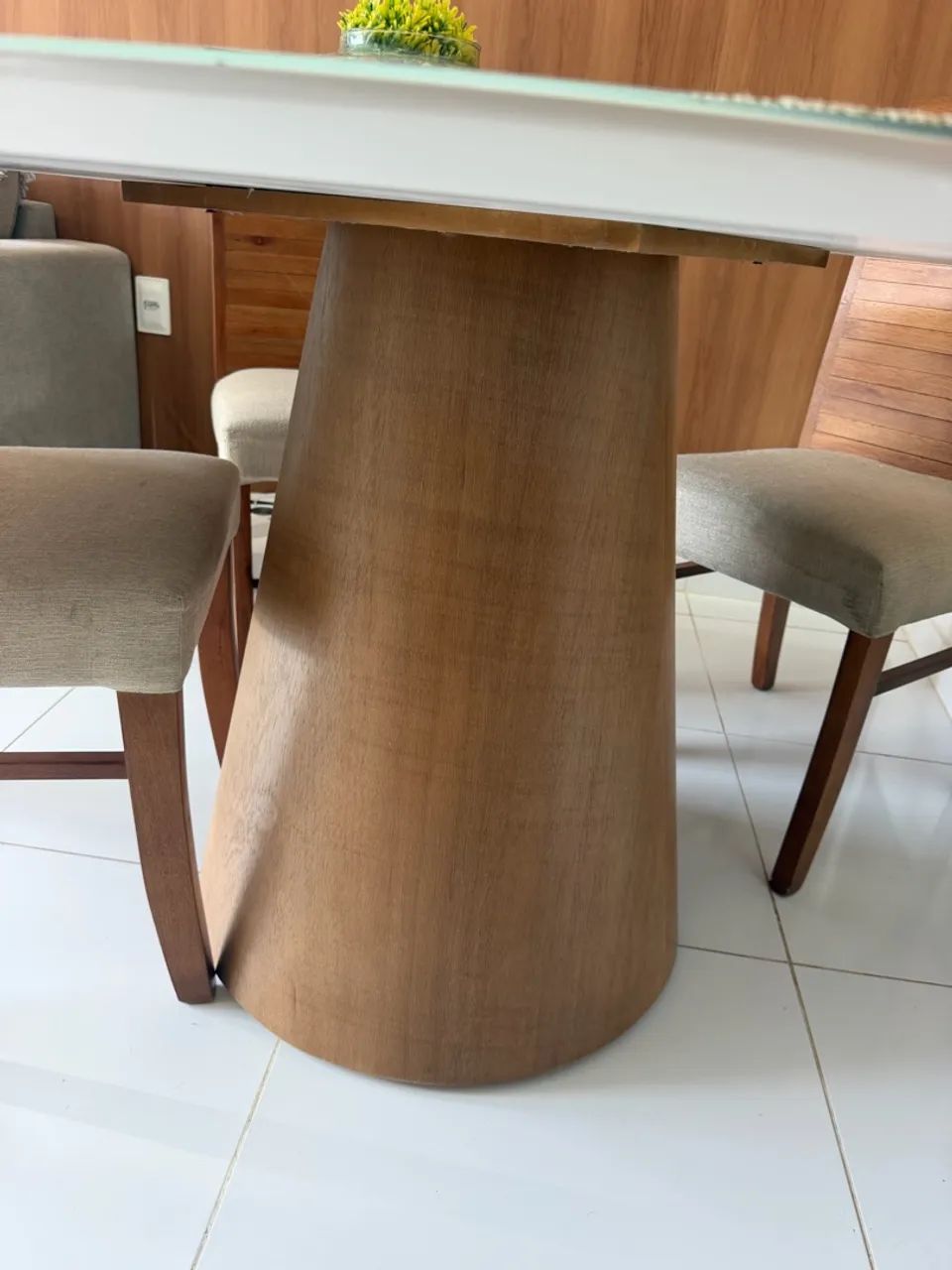 MESA LACA BRANCA 1,20  C/ 4 cadeiras - Foto 3