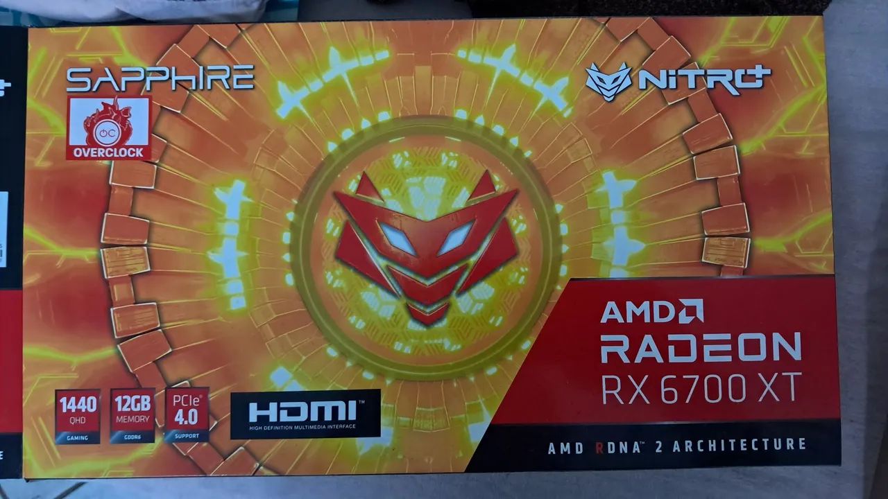PLACA DE VIDEO AMD Radeon RX 6700 XT 12GB