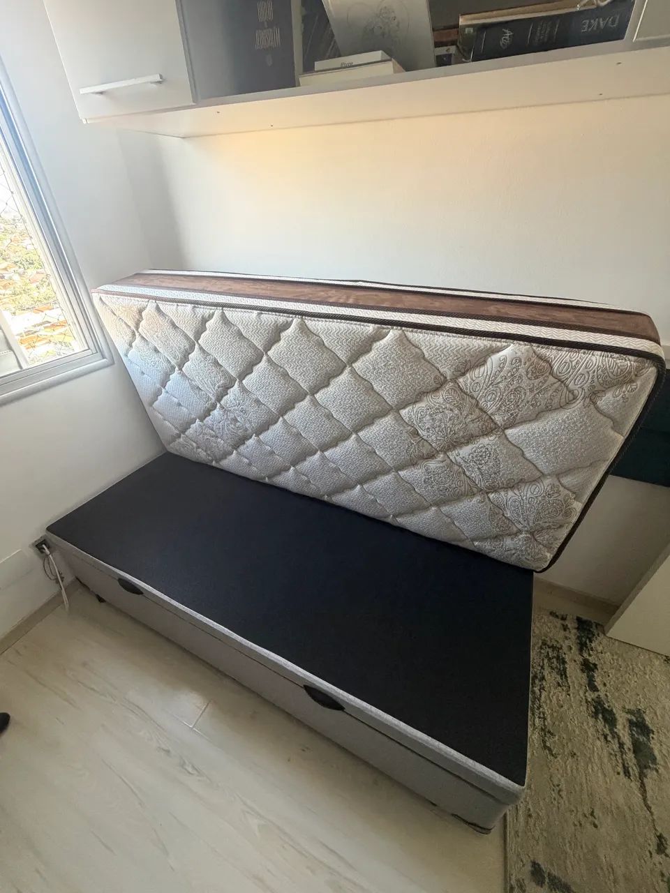 Cama de Solteiro Completa (Colchão de Molas Ensacadas Austin + Base Box Baú) - Foto 4