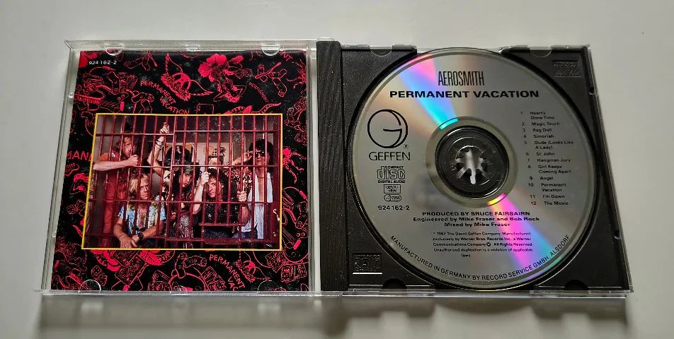 CD Aerosmith - Permanent Vacation - Geffen - Made in Germany - Foto 2