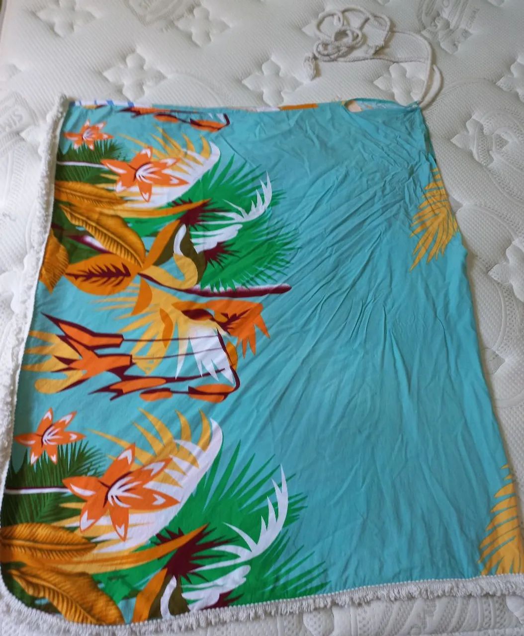 Saída de praia estampada - Tam. Único - Em ótimo estado  - Foto 5
