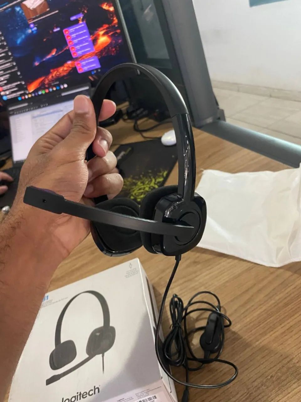 Headset Logitech H151 - Ótimo estado - Foto 2