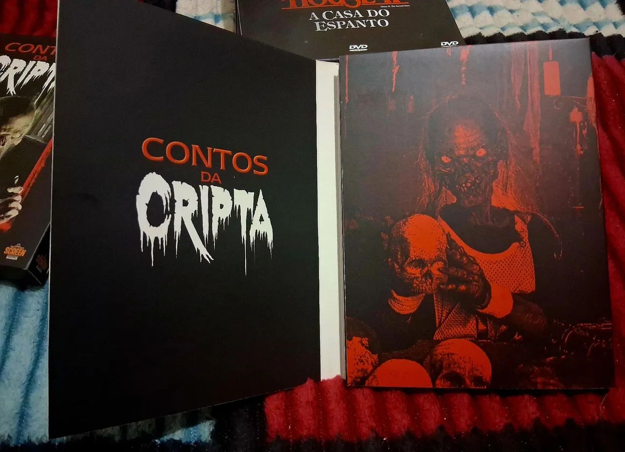 BOX DVD CONTOS DA CRIPTA QUARTA TEMPORADA - 4 DISCOS! DIGIPACK! TERROR CLÁSSICO  - Foto 5