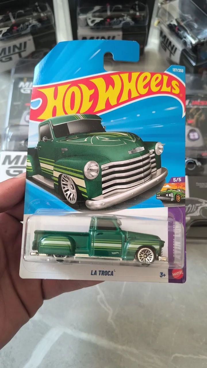 Miniatura Hot Wheels La Troca Verde  - Foto 2