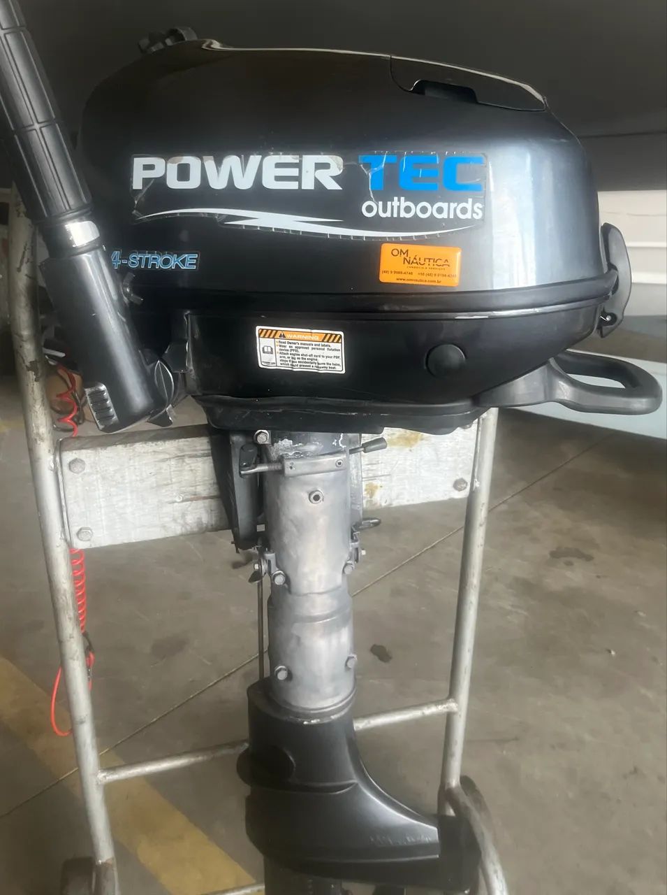 Vendo POWER TEC   4HP 4 tempos - Foto 2