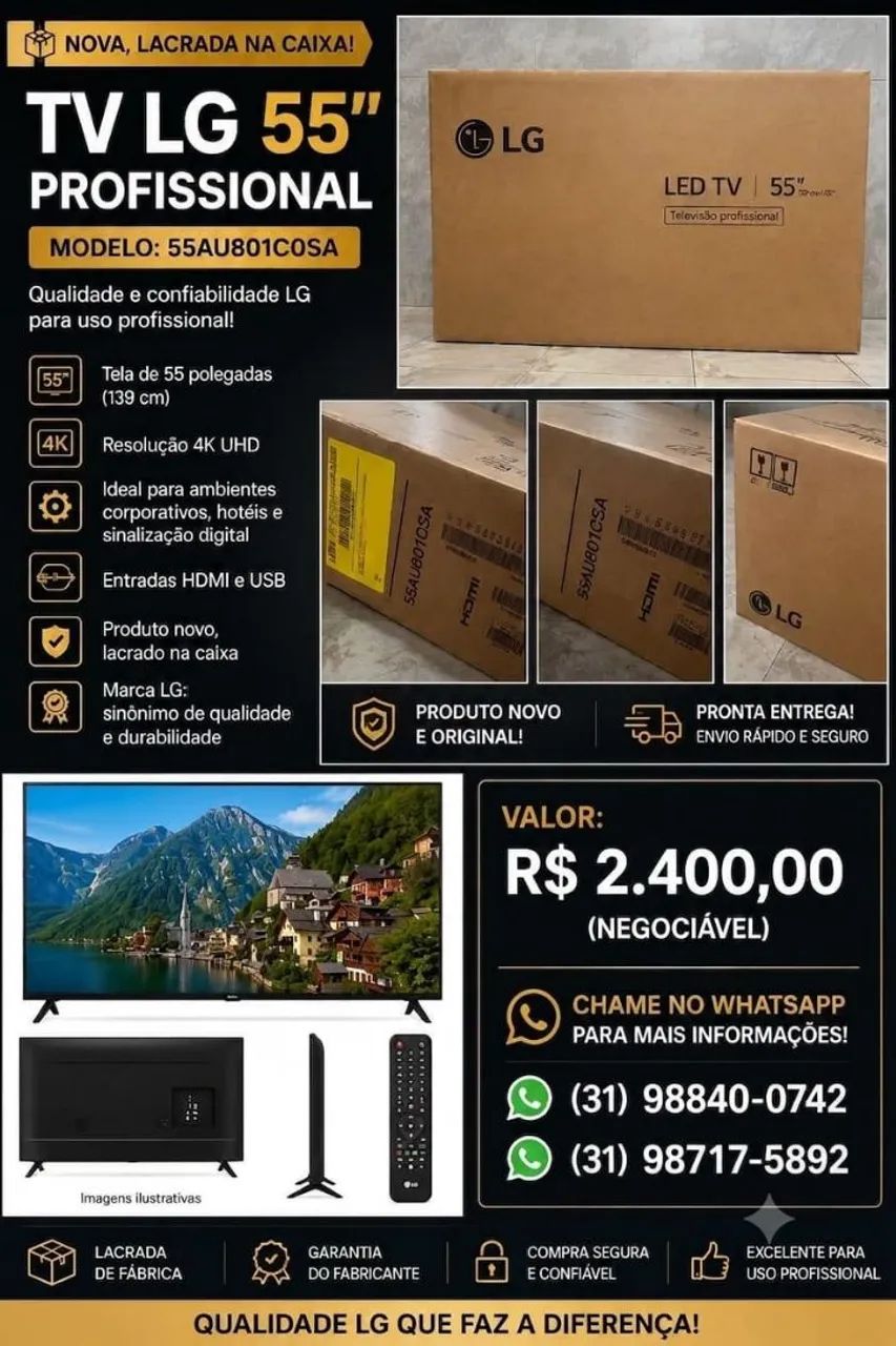 Vende se uma televisão Nova 
