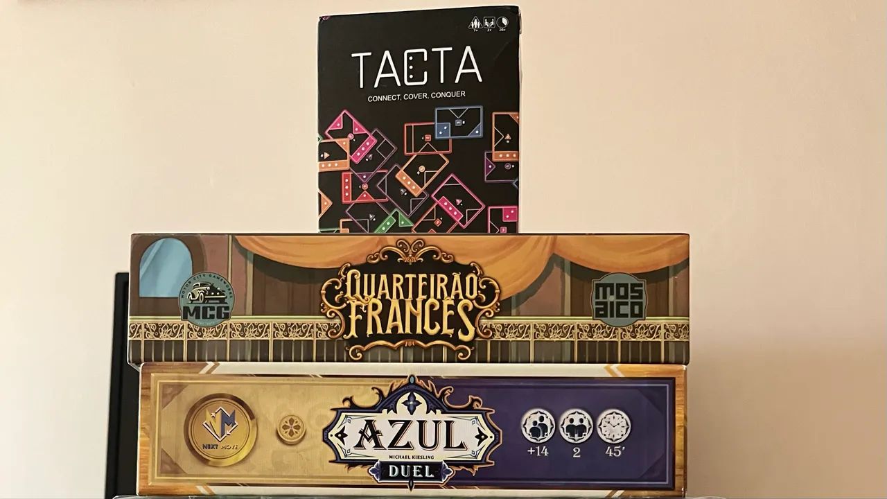 Combo 3 jogos de tabuleiro