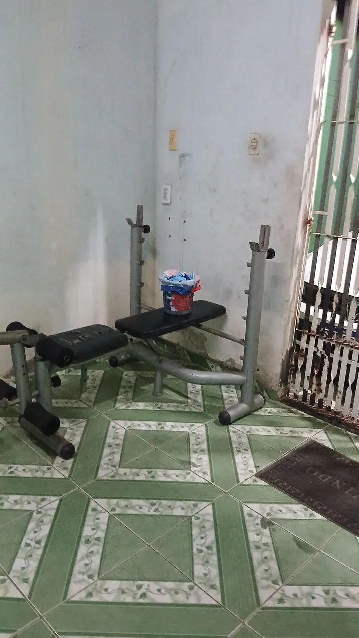 Banco de supino regulável/mesa flexora/extensora - Foto 4