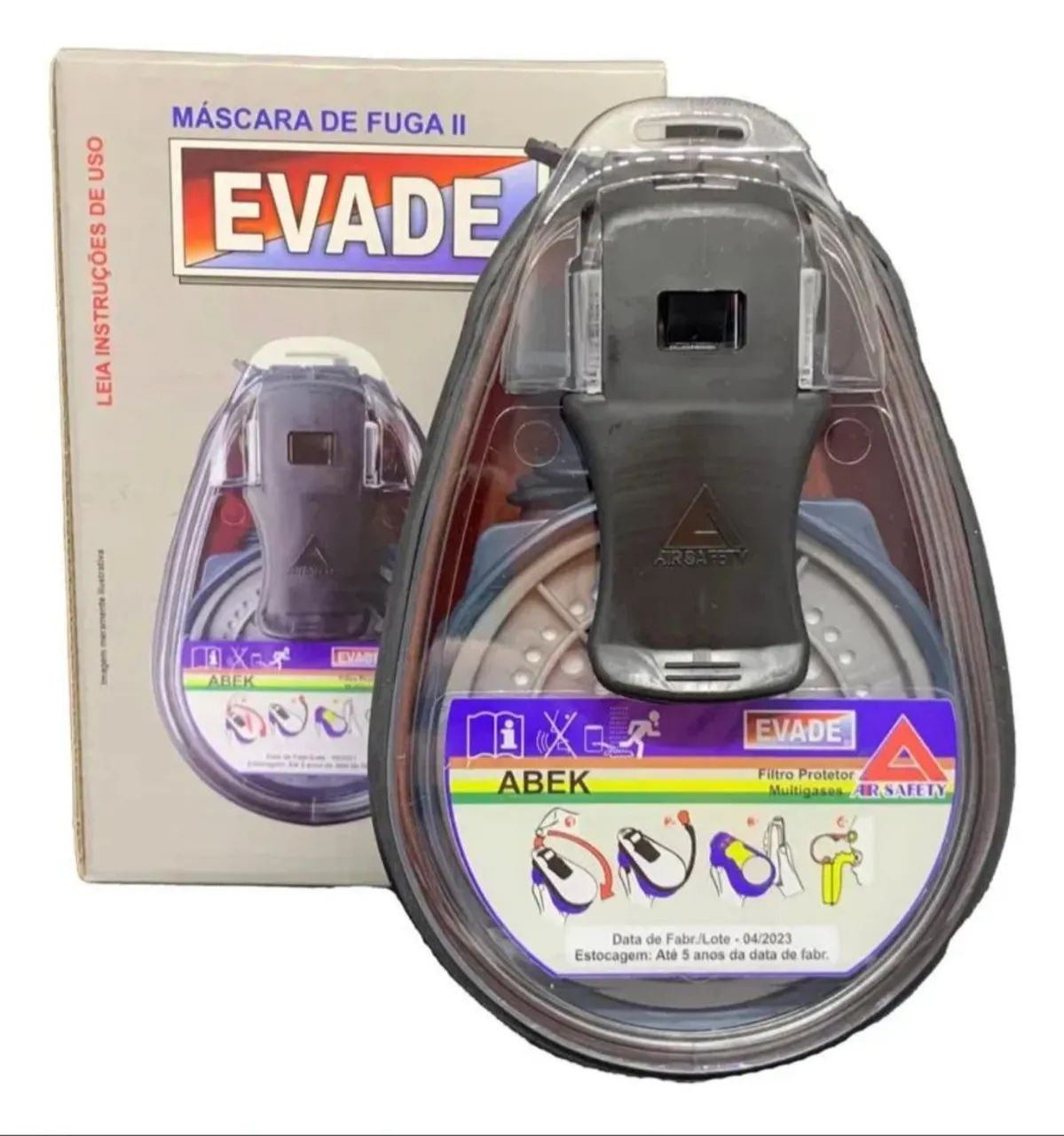 Mascara de fuga evade 