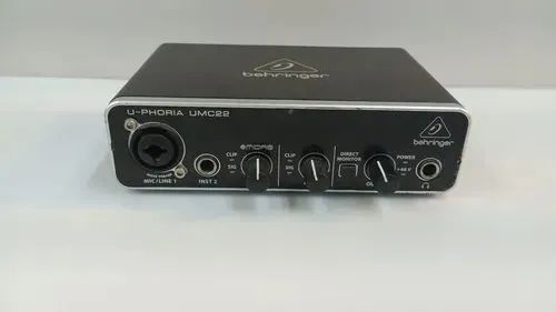 Interface de Áudio Umc22 Berhinger 