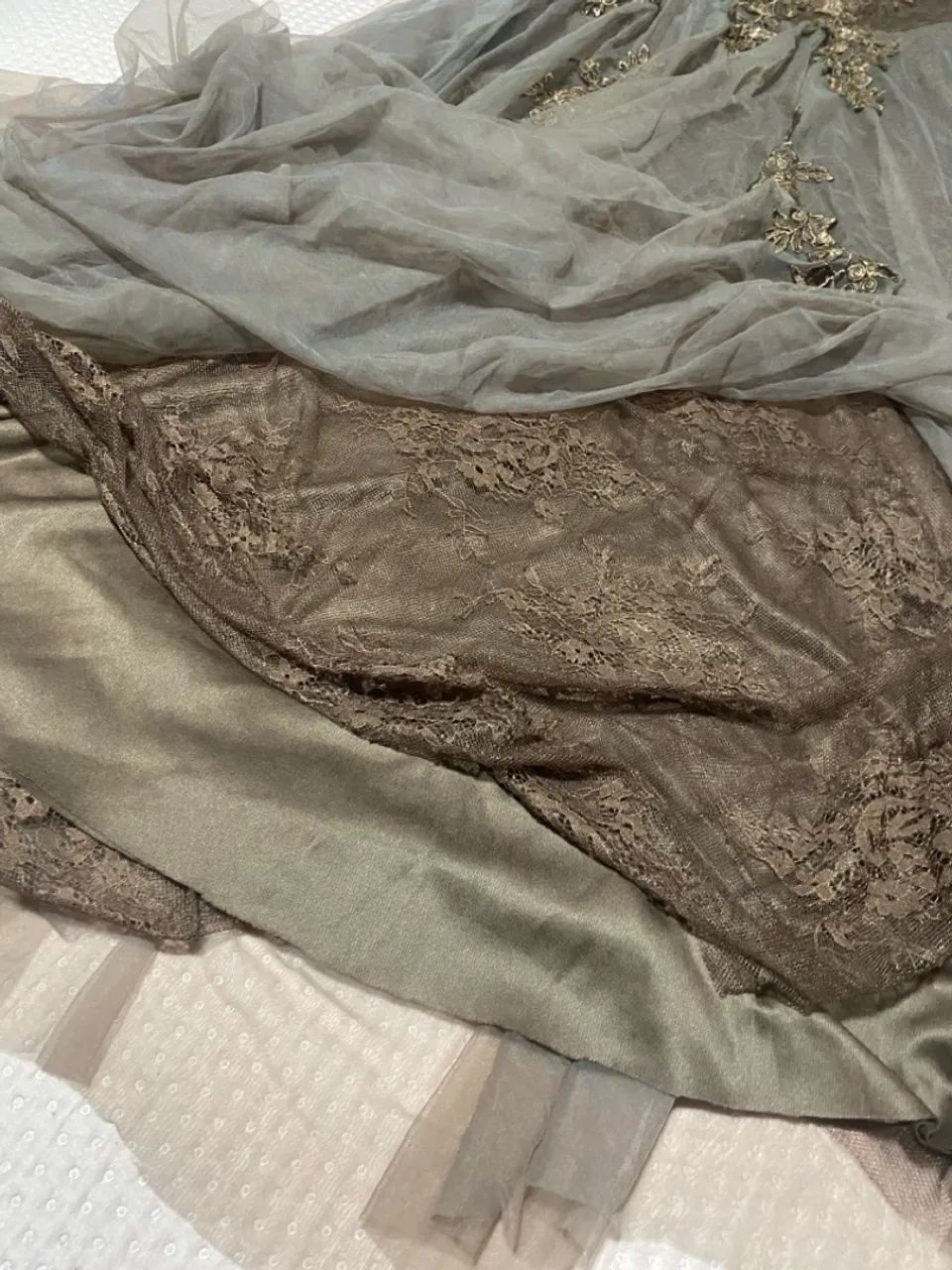 Vestido marrom lindo- G/44 - Foto 3