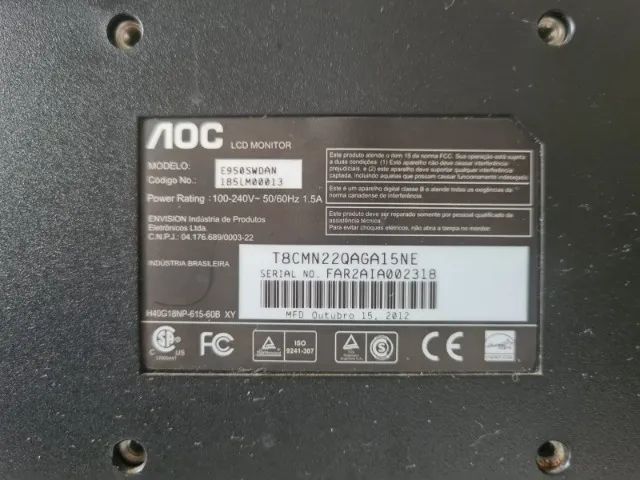 Monitor AOC 18,5 Polegadas + Brinde - Foto 3