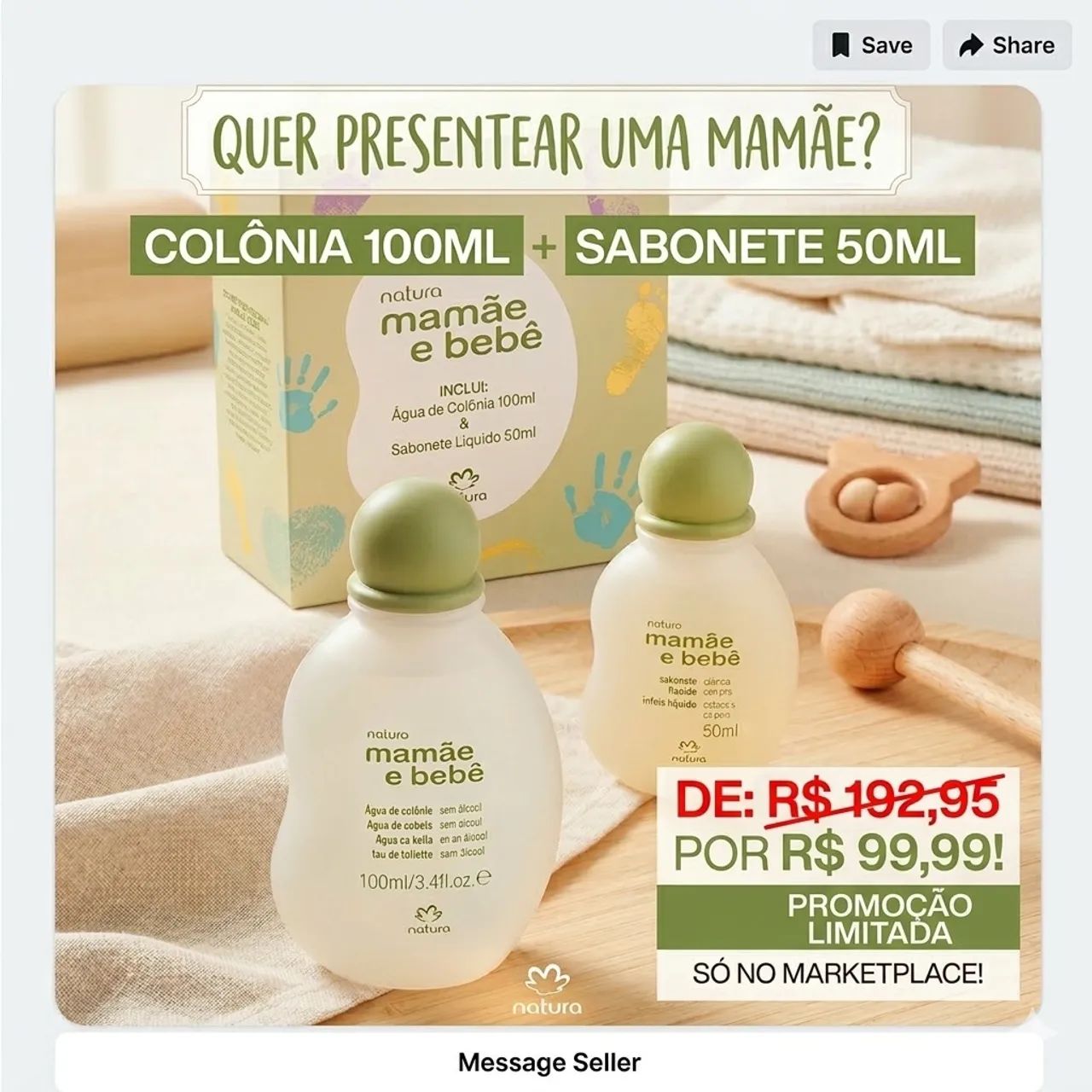 Mamãe e Bebê APENAS 02 kits