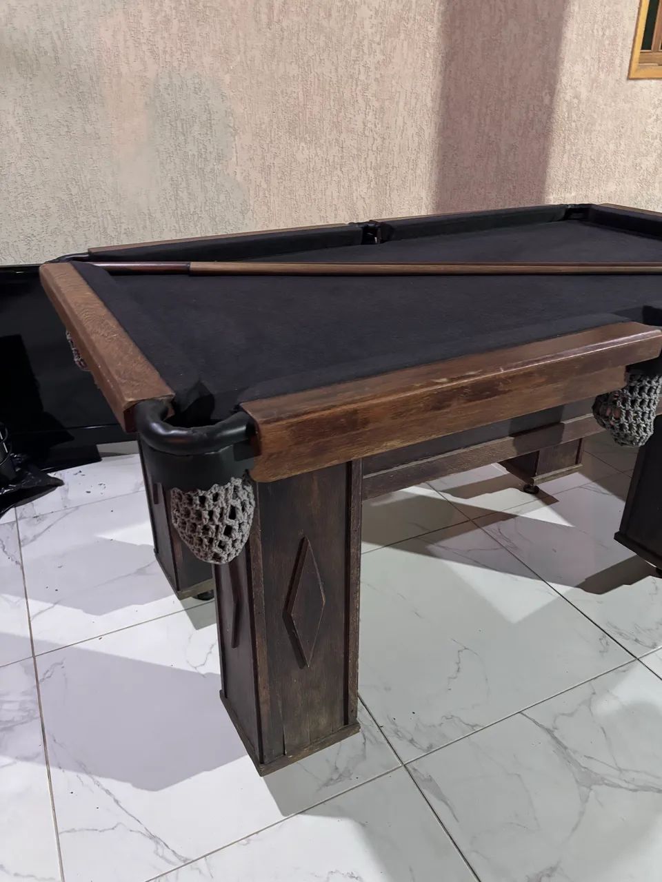 Vendo mesa de sinuca de madeira  - Foto 2