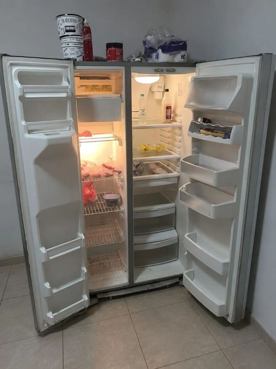 Geladeira side by side 