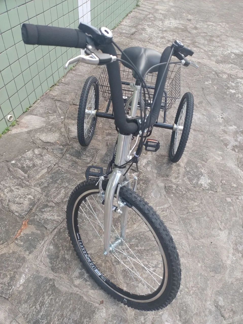 Bicicleta triciclo de alumínio  - Foto 3