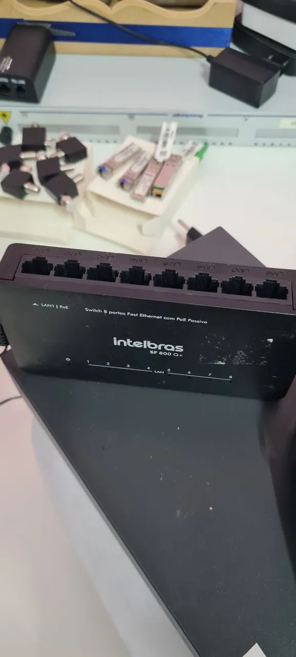 Switch 8 Portas Fast, Intelbras, Sf 800 Q+ Ultra, Preta, Único - Foto 4