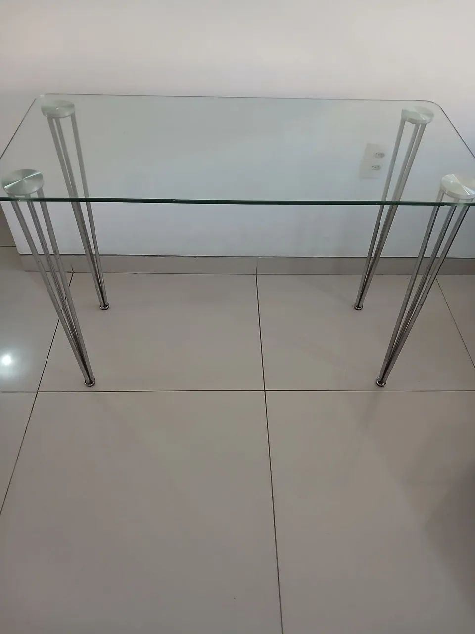 Mesa retangular de vidro  - Foto 3