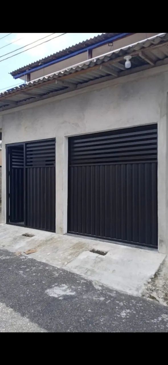 PORTÕES PORTAS JANELAS EM ALUMÍNIO FOSCO BRANCO PRETO FABRICAMOS SOBRE MEDIDAS  - Foto 5