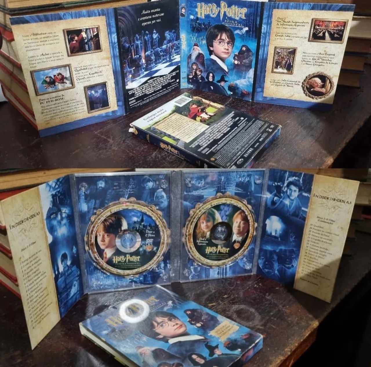 Harry Potter e a Pedra Filosofal Dvd Digipack