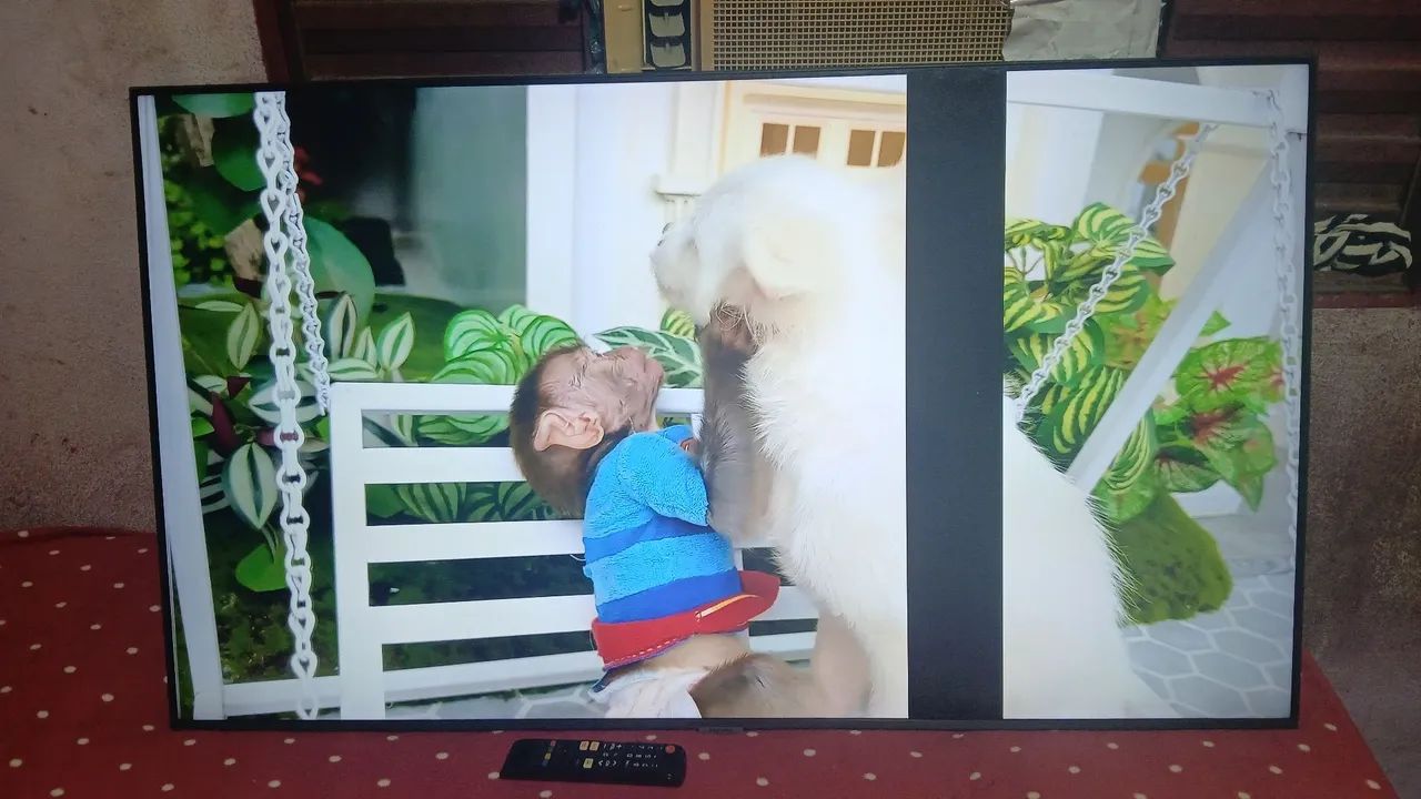Vendo tv Samsung 50 polegadas smart com uma faixa da de assistir de boa valor 250 - Foto 5