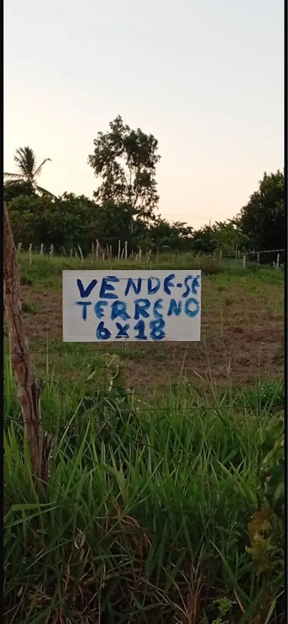 Terreno no cruzeiro das moça 8.000 6x18 tem conversa 