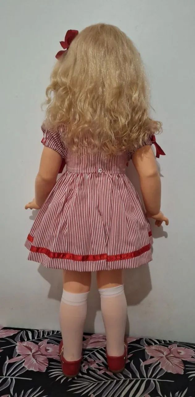 Boneca amiguinha da estrela com vestido listrado - Foto 3