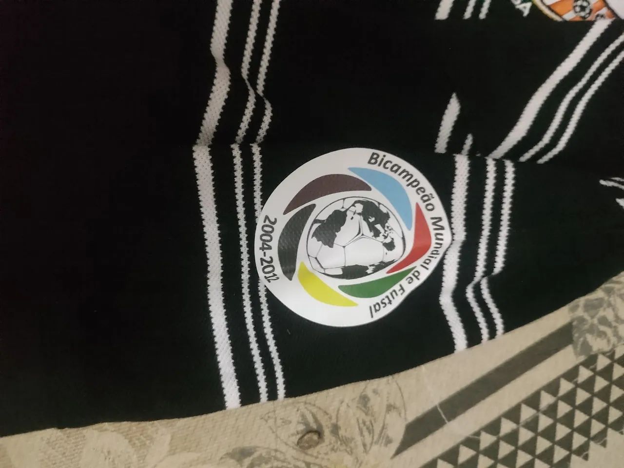 Camisa Polo, cor preta,tamanho XXG, 40 anos do Carlos Barbosa futsal - Foto 5