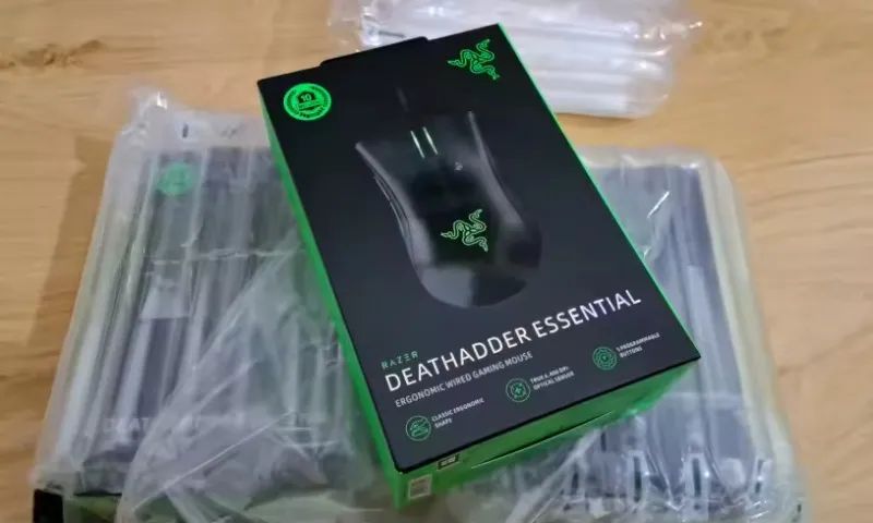 Mouse Razer DeathAdder Essential - Mouse Com Fio 6400DPI - Foto 3
